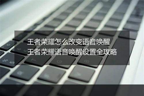 王者荣耀怎么改变语音唤醒　王者荣耀语音唤醒设置全攻略
