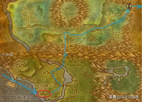 魔兽世界怀旧服联盟怎么去悲伤沼泽　怀旧服幽暗沼泽任务-第1张