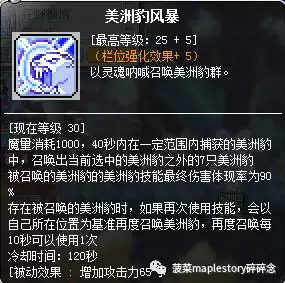 冒险岛豹弩游侠什么时候有豹子　冒险岛豹弩是什么职业-第13张
