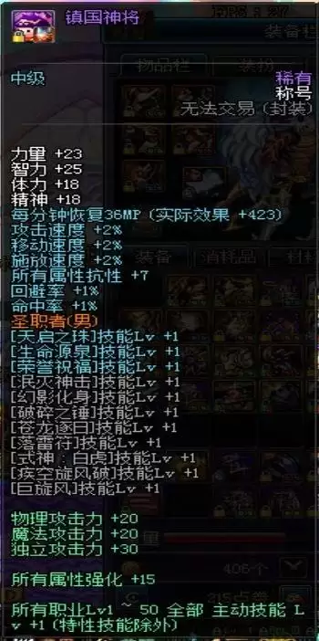 地下城圣骑士换装　圣骑士buff换装-第9张
