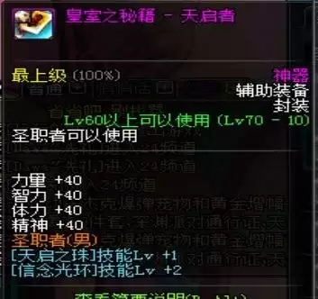 地下城圣骑士换装　圣骑士buff换装-第8张