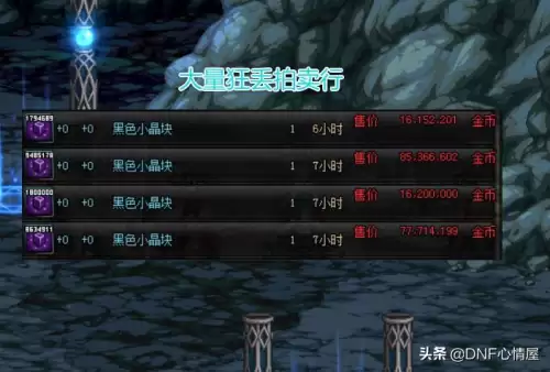 地下城黑色小晶块在哪买　dnf黑色的小晶块在哪里-第4张