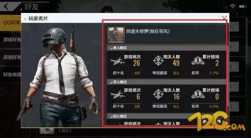 怎么看微信好友的吃鸡战绩　吃鸡怎么查别人战绩-第6张