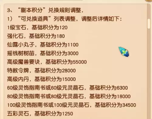 梦幻西游副本积分统计　梦幻西游地宫奖励表格-第2张