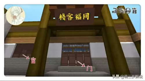 迷你世界里的木门怎么画　迷你世界里面的门怎么做-第8张