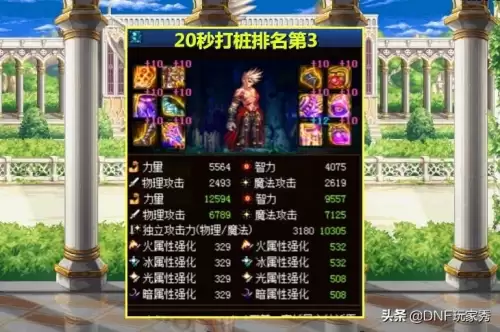 dnf大幽魂耳环最佳搭配　dnf红眼装备搭配-第6张