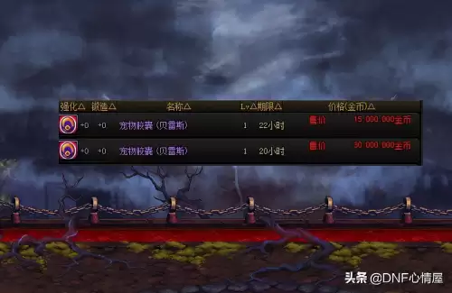 dnf宠物升级20级　dnf宠物宝珠大全可交易2019-第4张