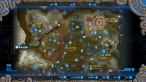 荒野之息全神庙位置　奥尔汀地区12个神庙位置-第3张