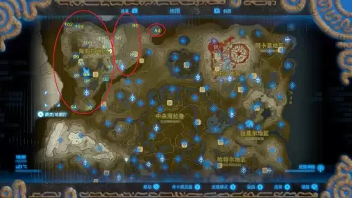 荒野之息全神庙位置　奥尔汀地区12个神庙位置-第15张
