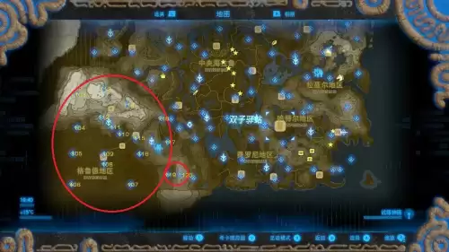 荒野之息全神庙位置　奥尔汀地区12个神庙位置-第17张