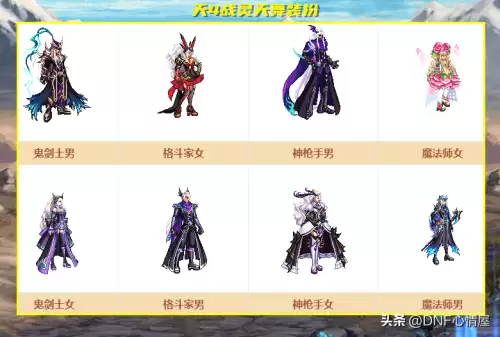 dnf女魔法师龙袍　DNF女魔法师所有天空-第6张