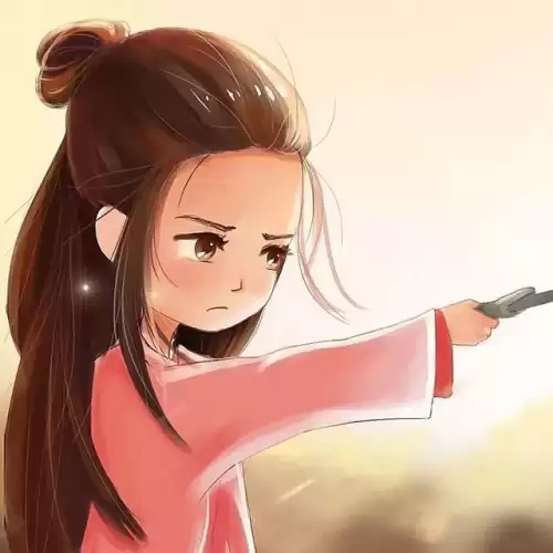 大话西游动漫头像　紫霞仙子卡通头像-第1张
