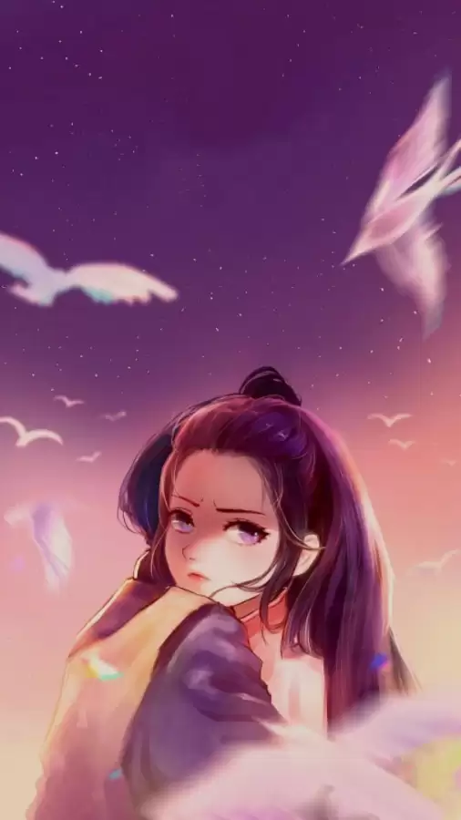 大话西游动漫头像　紫霞仙子卡通头像-第16张