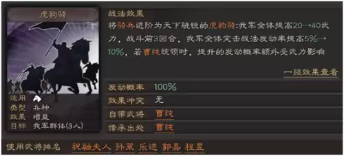 虎豹骑是谁的战法　虎豹骑最厉害的阵容-第3张