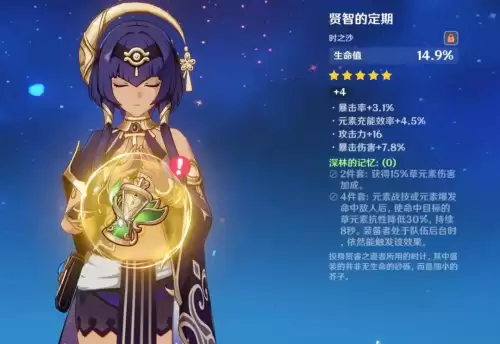 原神圣遗物4件套还是5件套　单独一件有效果的圣遗物-第3张