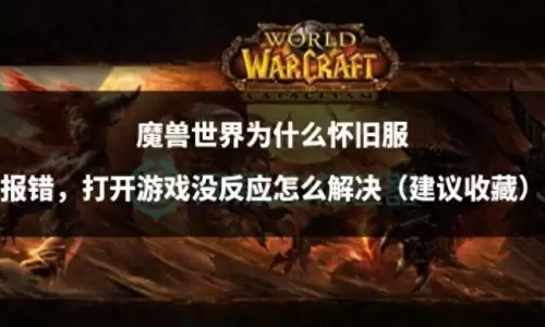 魔兽世界点开始游戏没反应　魔兽怀旧服游戏正在运行-第1张
