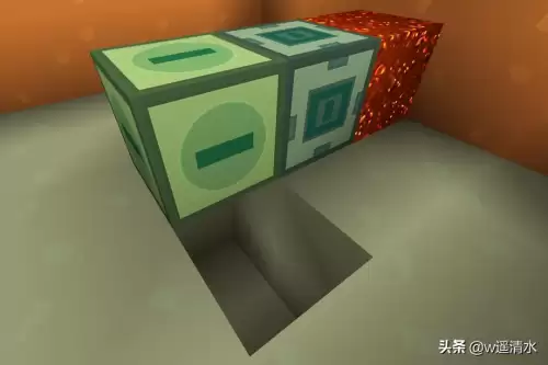 迷你世界怎么制作上下门　迷你世界新版滑动门的做法-第4张