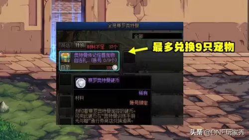 dnf低成本获得宠物　dnf免费宠物怎么获得-第8张