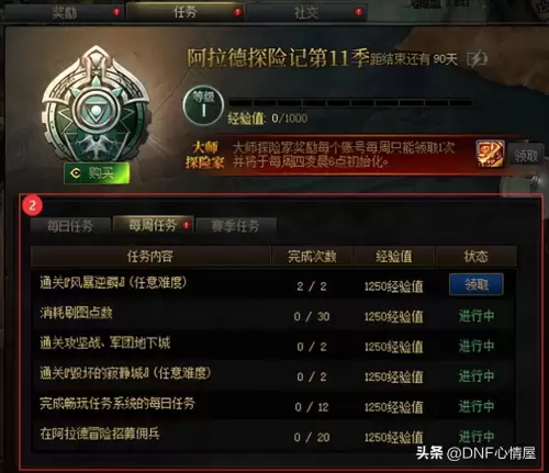 地下城纹章自动修理　第11季战令经验值调整-第3张