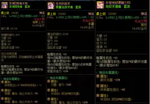 dnf神话装备怎么选　DNF神话装备有哪些-第4张