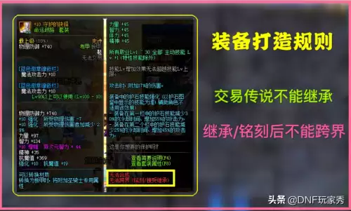 dnf可跨界的装备能不能交易　DNF装备不能跨界怎么办-第1张