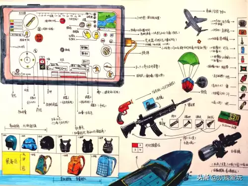 和平精英狂爪怎么画　和平精英超级猎手素描画-第1张