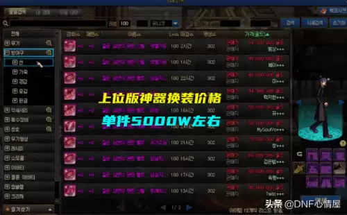 dnf100神器buff　dnf神器buff换装-第6张