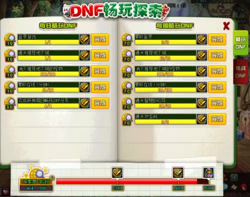 dnf畅玩探索活动刷新　DNF机智的畅玩探索-第2张
