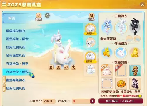dnf兔年宠物礼盒　dnf新春宠物装备自选礼盒-第7张