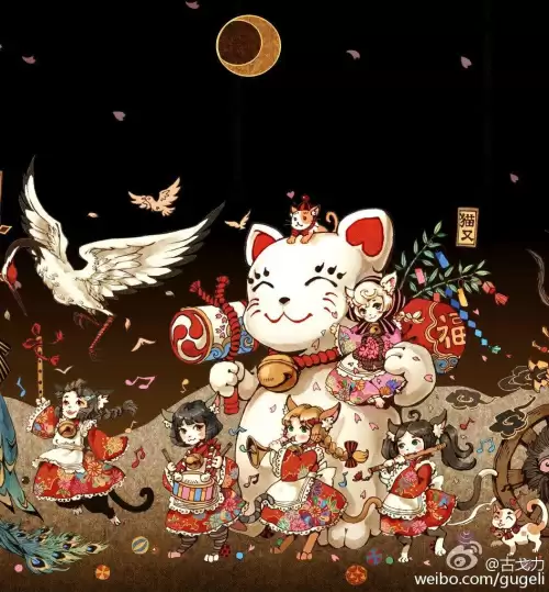 百鬼夜行图全画　百鬼夜行图片 插画-第4张
