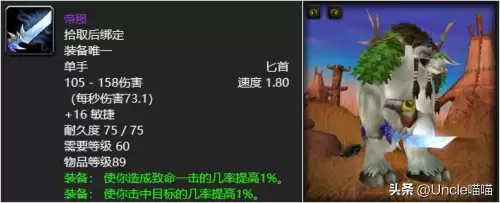 魔兽世界毁灭之刃哪里刷　盗贼1到60所有蓝色匕首-第6张