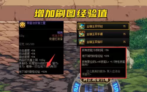 dnf110不涨经验　地下城快速升到110级-第3张