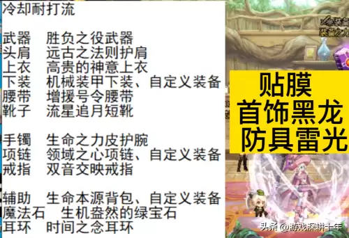 dnf奶萝buff强化搭配　奶萝buff装备搭配-第16张
